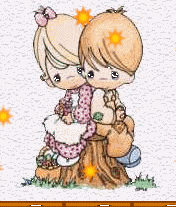 Gif animé amour enfants